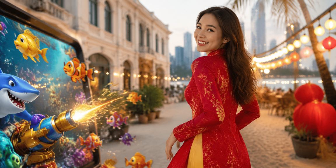 Cảnh sắc TP.HCM đặc trưng với áo dài truyền thống gắn liền với trải nghiệm giải trí trực tuyến hiện đại